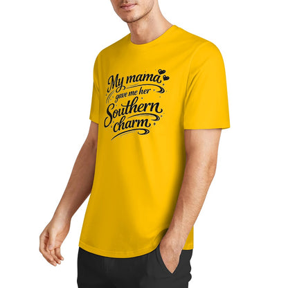 New Pure cotton short sleeved T-shirt I got my charm from