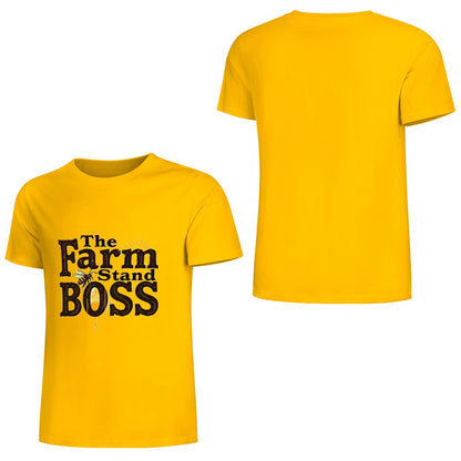 New Pure cotton short sleeved T-shirt the form stand boss