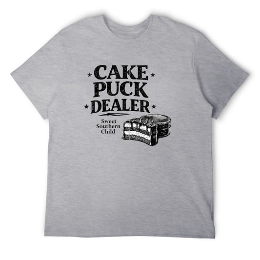 New High quality Men's T-shirt 100% Cotton cake puck dealer