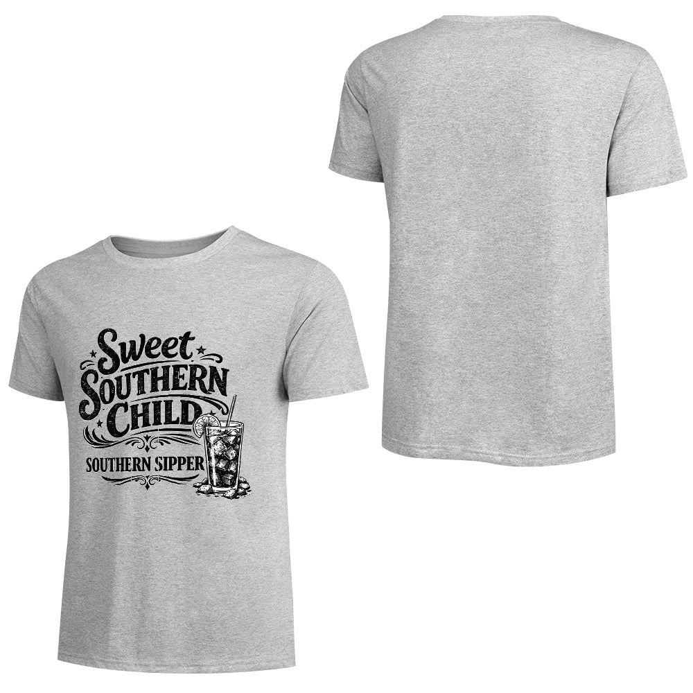 New Pure cotton short sleeved T-shirt southern child Southern sipper