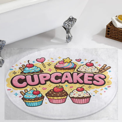 Coral velvet floor mat