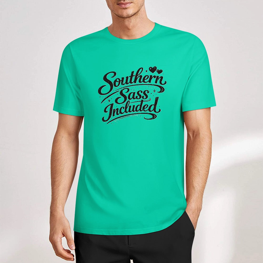 New Pure cotton short sleeved T-shirt southern sass included