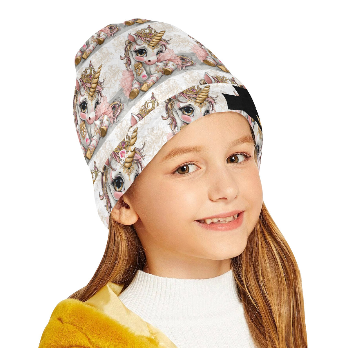 Hello-oh-Dollie unicorn ballet All Over Print Beanie for Kids