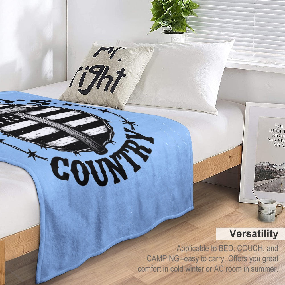 Ultra-Soft Flannel Blanket This is God’s country