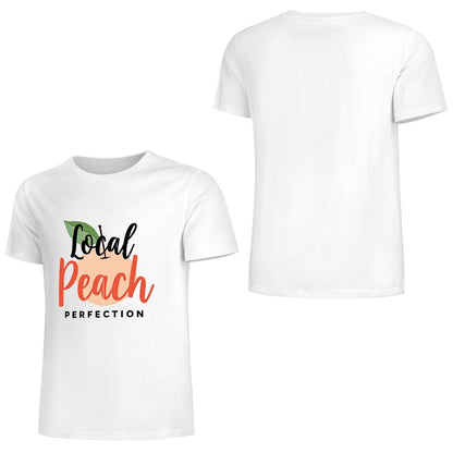 New Pure cotton short sleeved T-shirt local peach