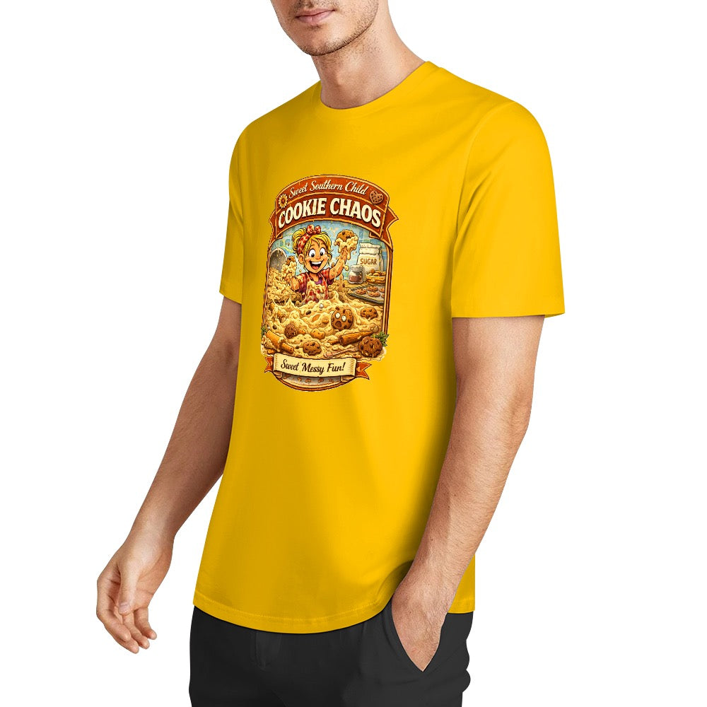 New Pure cotton short sleeved T-shirt Cookie chaos