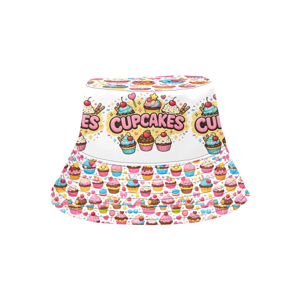 Cupcakes Women's All Over Print Bucket Hat