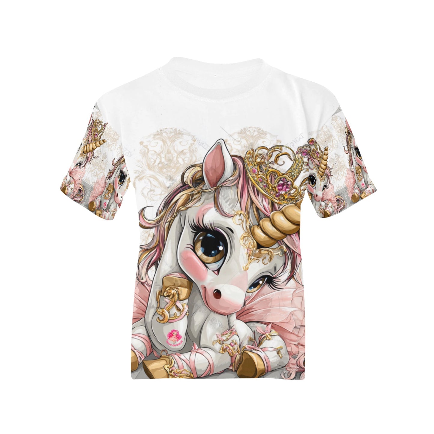 Unicorn ballerina Kids' All Over Print T-shirt(ModelT65)
