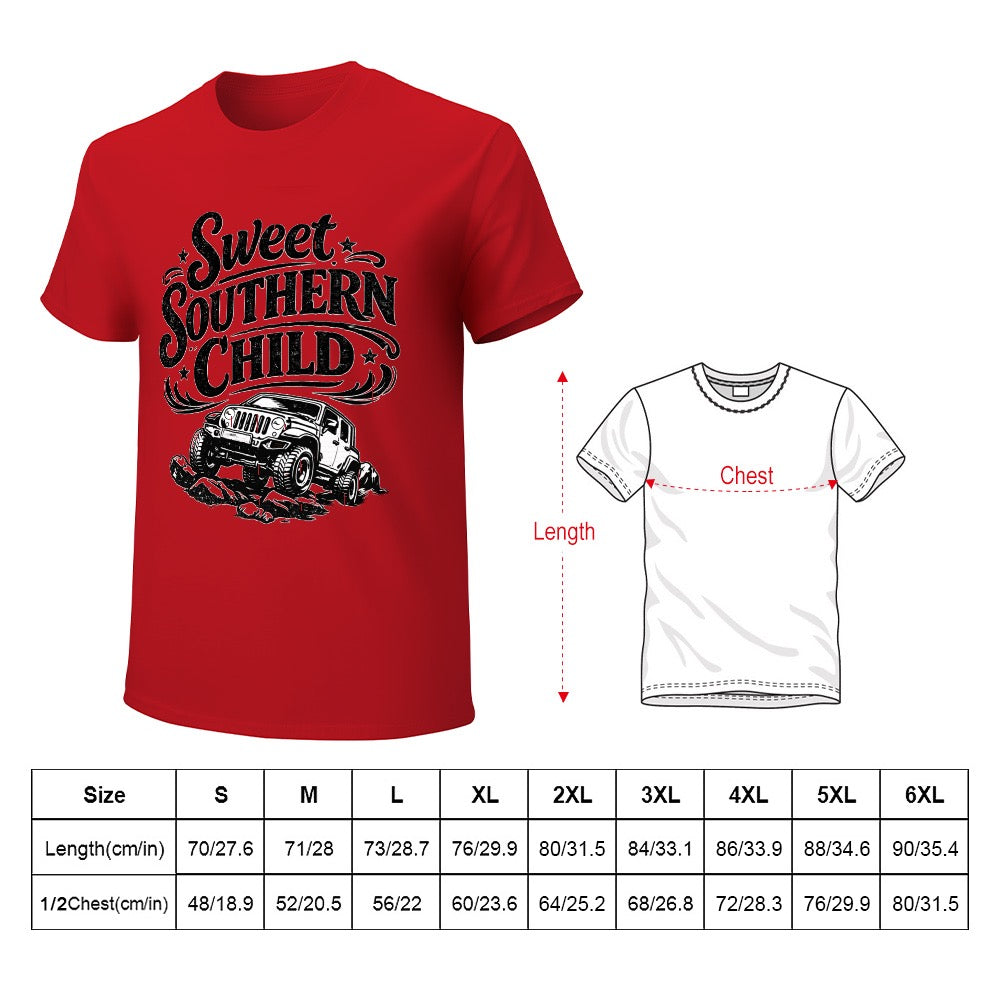 Men's T-shirt 100% cotton Sweet Southern Child