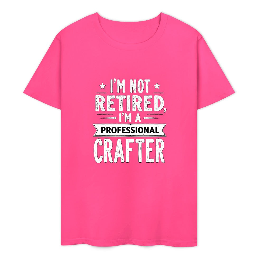 New Pure cotton short sleeved T-shirt professional crafter