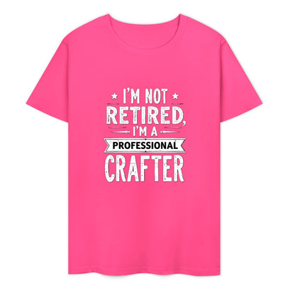New Pure cotton short sleeved T-shirt professional crafter