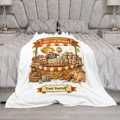 Ultra-Soft Flannel Blanket Cake jar market