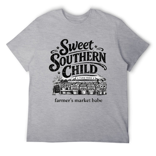 Men's T-shirt 100% cotton farmers Market, babe