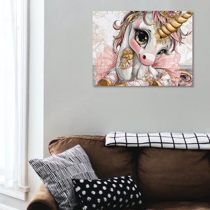 Hello-oh-Dollie unicorn ballerina Canvas Print Multiple sizes No Frame
