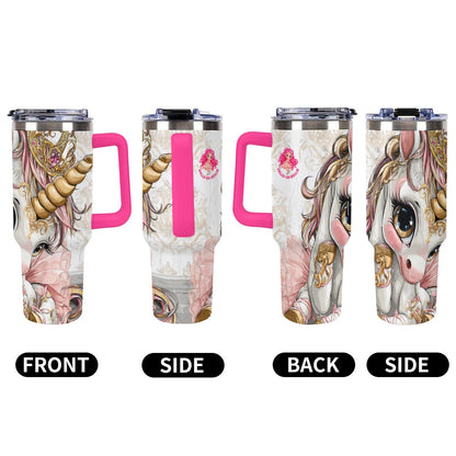 HELLO-OH-DOLLIE UNICORN BALLERINA Custom Large capacity car cup