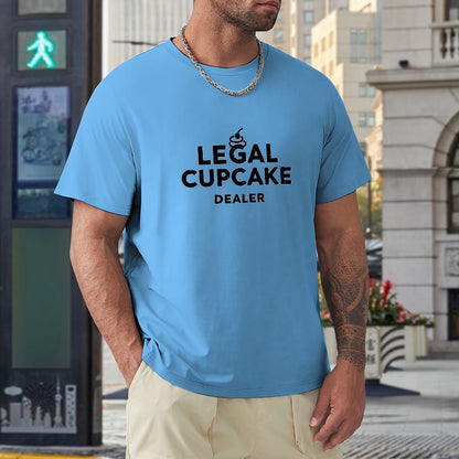 New High quality Men's T-shirt 100% Cotton Legal cupcake dealer