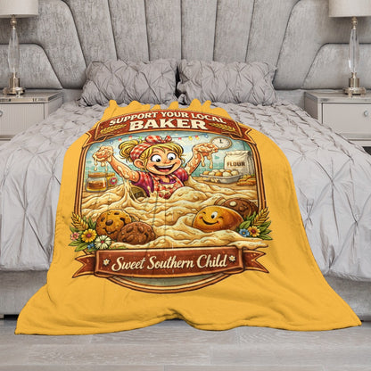 Ultra-Soft Flannel Blanket baker