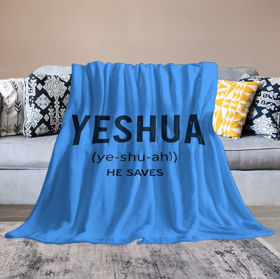 Ultra-Soft Flannel Blanket yeshua