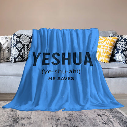 Ultra-Soft Flannel Blanket yeshua