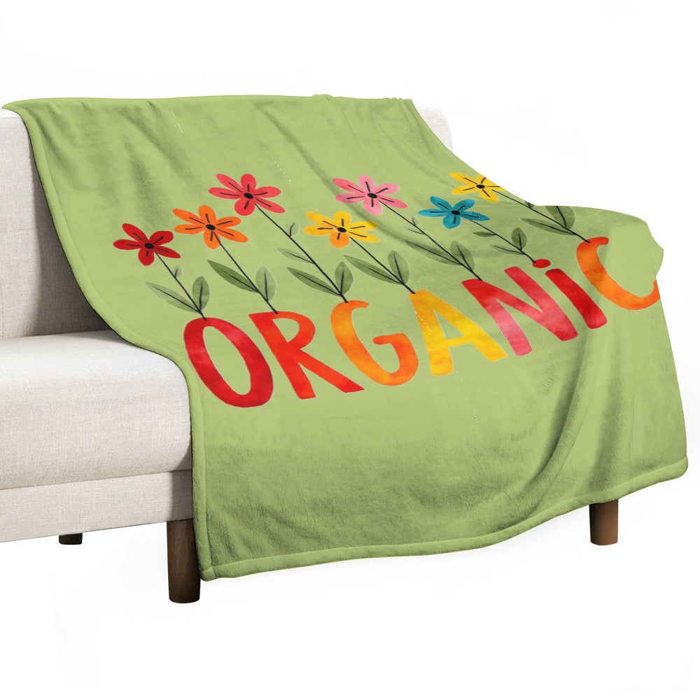 Ultra-Soft Flannel Blanket Organic