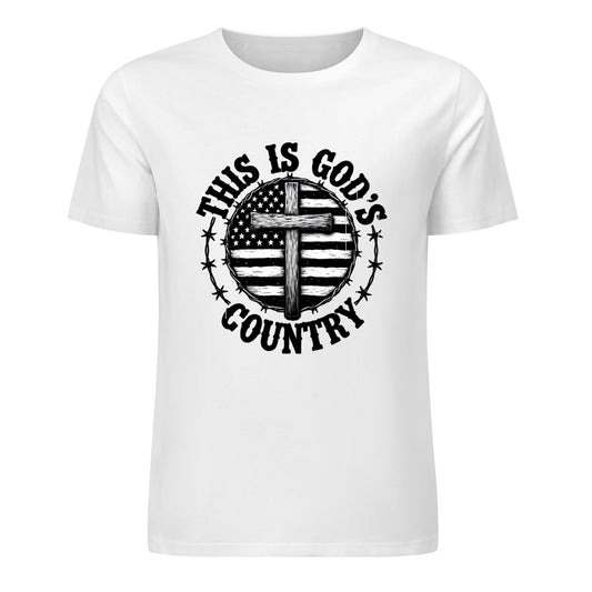 This is gods country pure cotton T-shirt This is God’s country