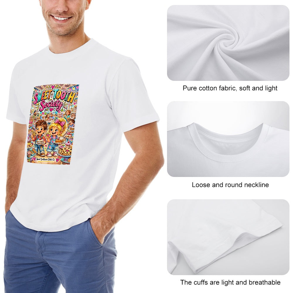 New High quality Men's T-shirt 100% Cotton