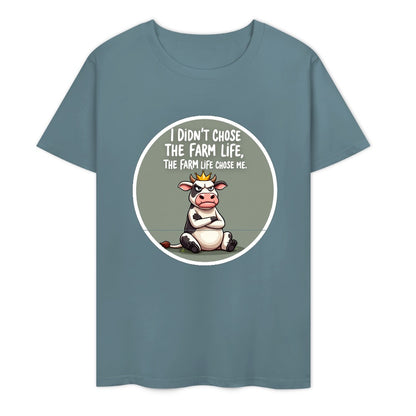 New Pure cotton short sleeved T-shirt the FARM chose me