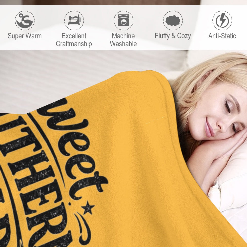 Ultra-Soft Flannel Blanket Sweet Southern Child, Southern sipper