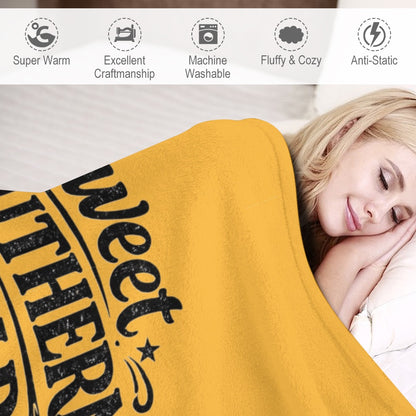 Ultra-Soft Flannel Blanket Sweet Southern Child, Southern sipper