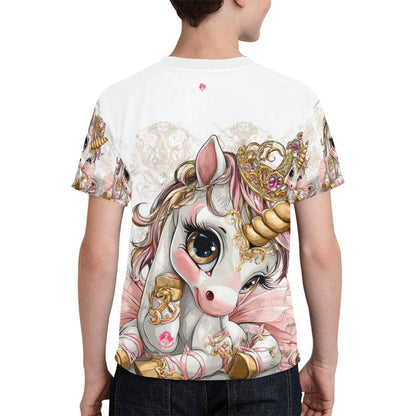 Unicorn ballerina Kids' All Over Print T-shirt(ModelT65)