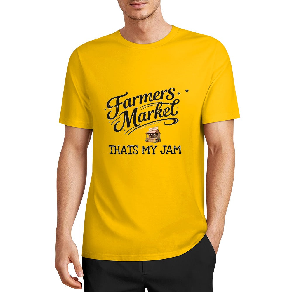 New Pure cotton short sleeved T-shirt Farmers Market that’s my jam