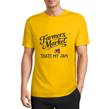 New Pure cotton short sleeved T-shirt Farmers Market that’s my jam