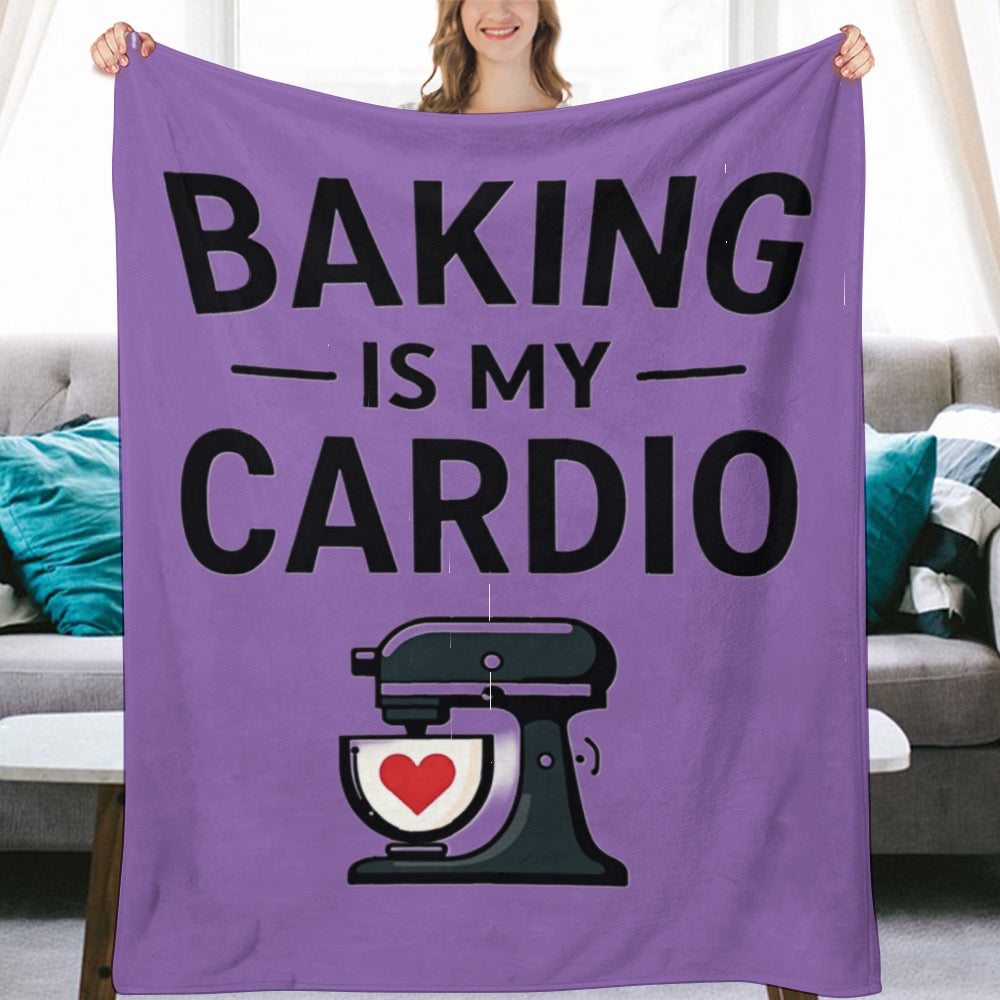 Ultra-Soft Flannel Blanket baking is my cardio
