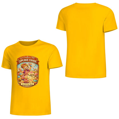 New Pure cotton short sleeved T-shirt Cupcake chaos