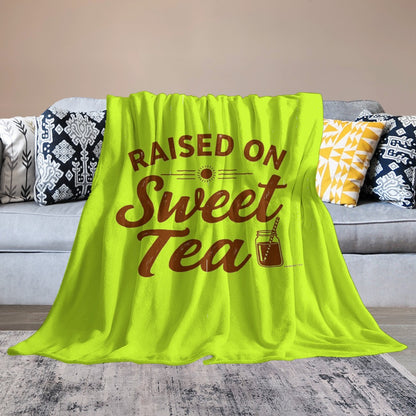 Ultra-Soft Flannel Blanket Raised on sweet tea