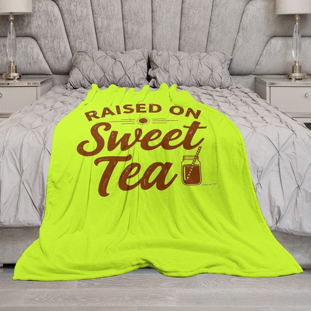 Ultra-Soft Flannel Blanket Raised on sweet tea