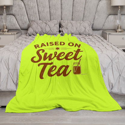 Ultra-Soft Flannel Blanket Raised on sweet tea