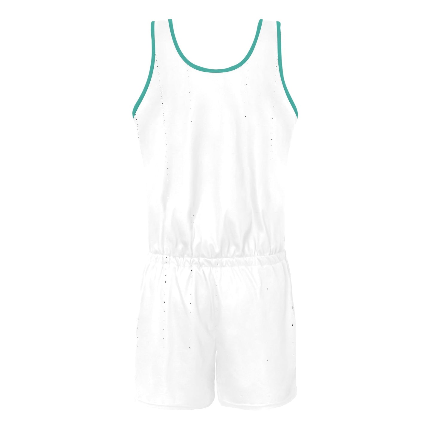 All Over Print Vest Short Jumpsuit (Sets 15)