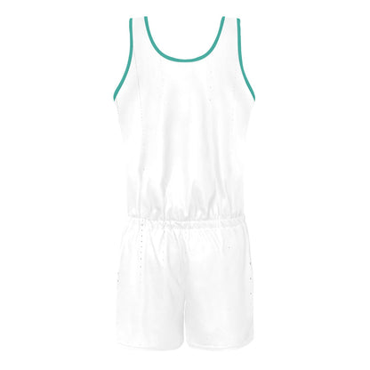 All Over Print Vest Short Jumpsuit (Sets 15)