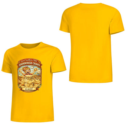 New Pure cotton short sleeved T-shirt Sourdough chaos