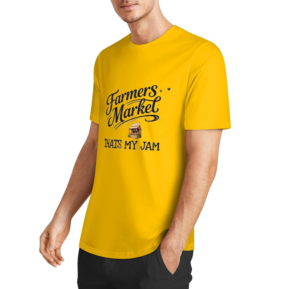 New Pure cotton short sleeved T-shirt Farmers Market that’s my jam