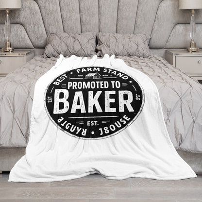 Ultra-Soft Flannel Blanket Promoted to Baker