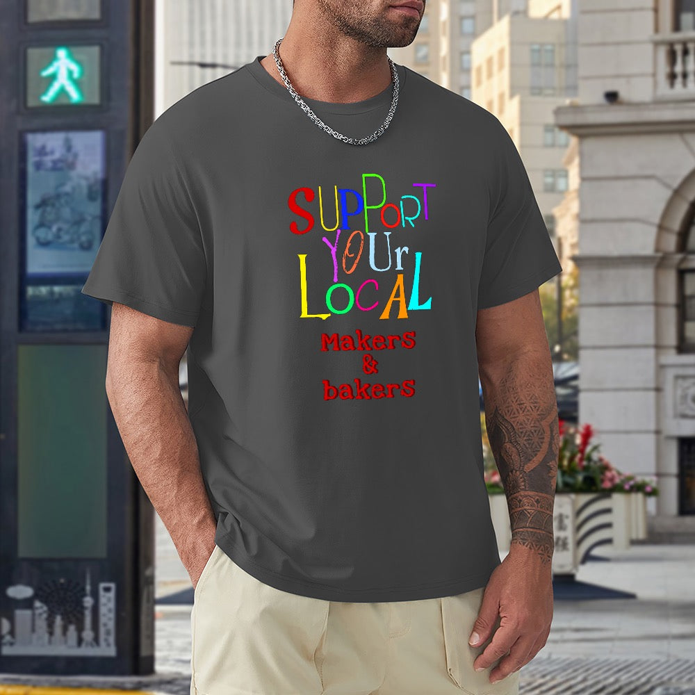 New High quality Men's T-shirt 100% Cotton