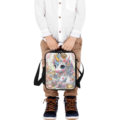 HELLO-OH-DOLLIE Crossbody Lunch Bag for Kids