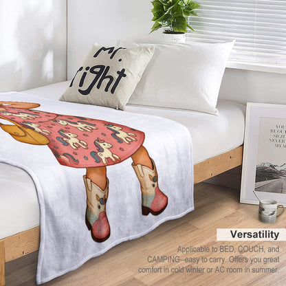 Amelia rose Ultra-Soft Flannel Blanket Multiple Sizes
