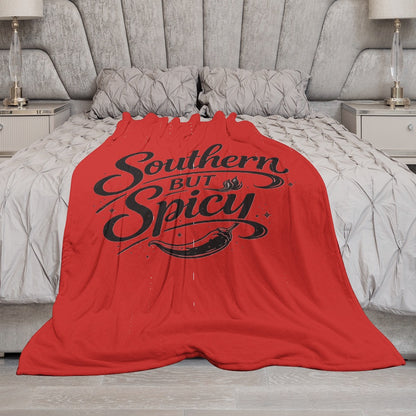 Ultra-Soft Flannel Blanket Southern but spicy