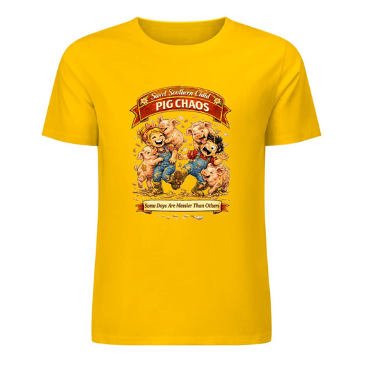 New Pure cotton short sleeved T-shirt Pig chaos