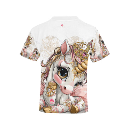 Unicorn ballerina Kids' All Over Print T-shirt(ModelT65)