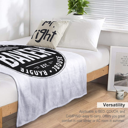 Ultra-Soft Flannel Blanket Promoted to Baker