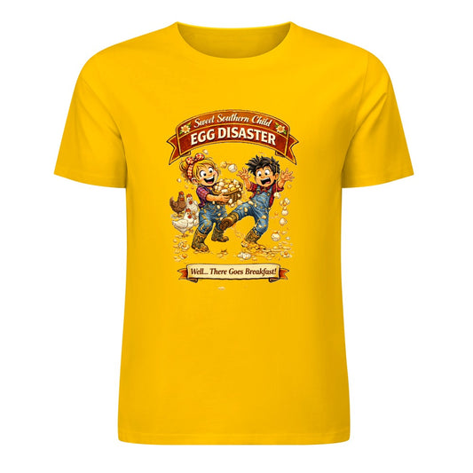 New Pure cotton short sleeved T-shirt egg disaster